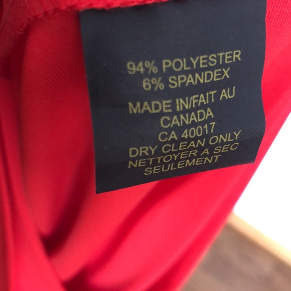 Periphery Sleeveless Red Cocktail Dress - Picture 7 of 9